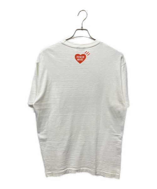HUMAN MADE（ヒューマンメイド）HUMAN MADE (ヒューマンメイド) プリントTシャツ ホワイト サイズ:Lの古着・服飾アイテム
