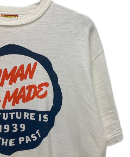 HUMAN MADE（ヒューマンメイド）HUMAN MADE (ヒューマンメイド) プリントTシャツ ホワイト サイズ:Lの古着・服飾アイテム