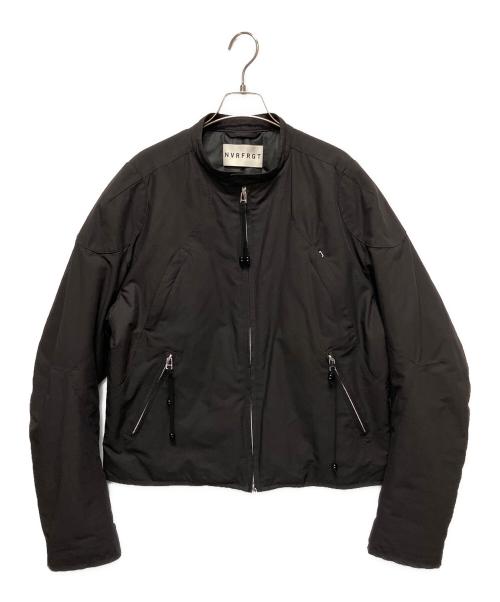 NVRFRGT（ネヴァーフォーゲット）NVRFRGT (ネヴァーフォーゲット) PADDED MOTORCYCLE JACKET ブラウン サイズ:3の古着・服飾アイテム