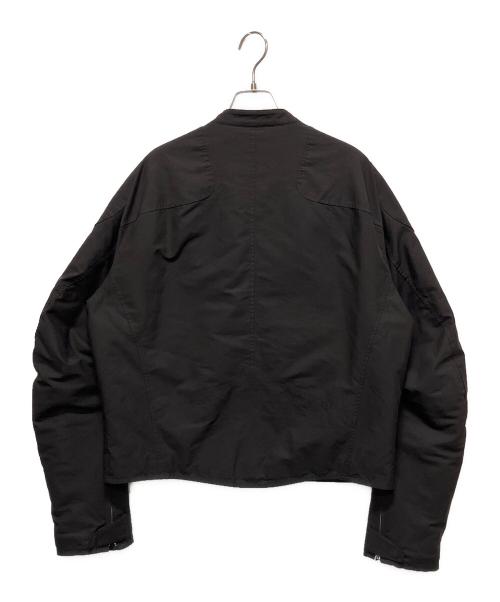 NVRFRGT（ネヴァーフォーゲット）NVRFRGT (ネヴァーフォーゲット) PADDED MOTORCYCLE JACKET ブラウン サイズ:3の古着・服飾アイテム