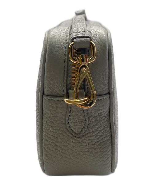 PRADA（プラダ）PRADA (プラダ) ヴィッテロダイノ レザー ショルダーバッグ ライトグレー サイズ:TUの古着・服飾アイテム