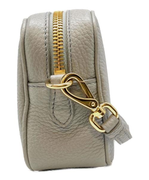 PRADA（プラダ）PRADA (プラダ) ショルダーバッグ/レザーミニバッグ ライトグレー サイズ:-の古着・服飾アイテム