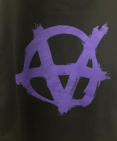 VETEMENTS（ヴェトモン）VETEMENTS (ヴェトモン) Double Anarchy Logo Parker ブラック サイズ:Mの古着・服飾アイテム
