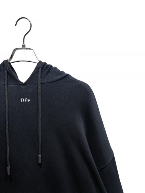 OFFWHITE（オフホワイト）OFFWHITE (オフホワイト) 7AW Diagonal Arrows Hoodie ブラック サイズ:XLの古着・服飾アイテム