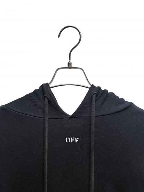 OFFWHITE（オフホワイト）OFFWHITE (オフホワイト) 7AW Diagonal Arrows Hoodie ブラック サイズ:XLの古着・服飾アイテム