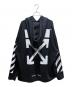 中古・古着 OFFWHITE (オフホワイト) 7AW Diagonal Arrows Hoodie ブラック サイズ:XL：30000円