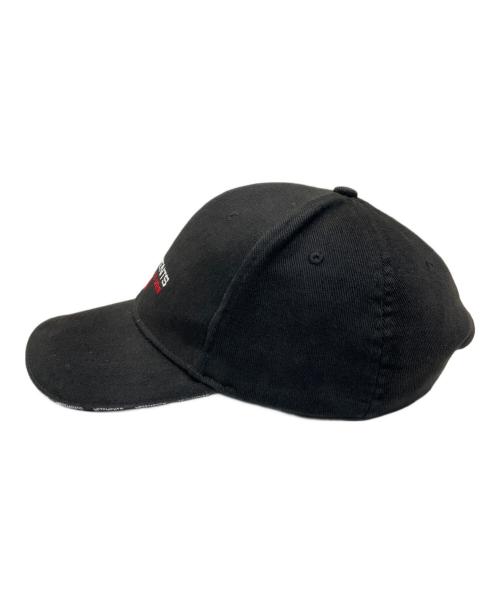 VETEMENTS（ヴェトモン）VETEMENTS (ヴェトモン) HAUTE COUTURE CAP(オートクチュールキャップ) ブラック サイズ:-の古着・服飾アイテム