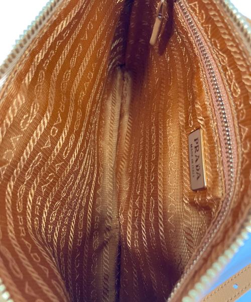 PRADA（プラダ）PRADA (プラダ) Prada Triangle Logo Shoulder Bag オレンジ サイズ:-の古着・服飾アイテム
