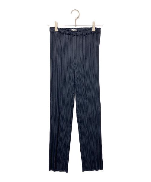 ISSEY MIYAKE（イッセイミヤケ）ISSEY MIYAKE (イッセイミヤケ) プリーツパンツ ネイビー サイズ:２の古着・服飾アイテム