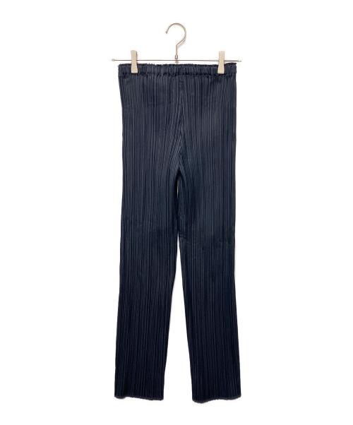 ISSEY MIYAKE（イッセイミヤケ）ISSEY MIYAKE (イッセイミヤケ) プリーツパンツ ネイビー サイズ:２の古着・服飾アイテム