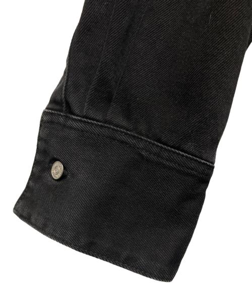MM6 Maison Margiela（エムエムシックスメゾンマルジェラ）MM6 Maison Margiela (エムエムシックスメゾンマルジェラ) オーバーサイズデニムシャツ ブラック サイズ:44の古着・服飾アイテム
