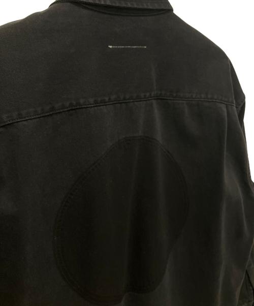 MM6 Maison Margiela（エムエムシックスメゾンマルジェラ）MM6 Maison Margiela (エムエムシックスメゾンマルジェラ) オーバーサイズデニムシャツ ブラック サイズ:44の古着・服飾アイテム