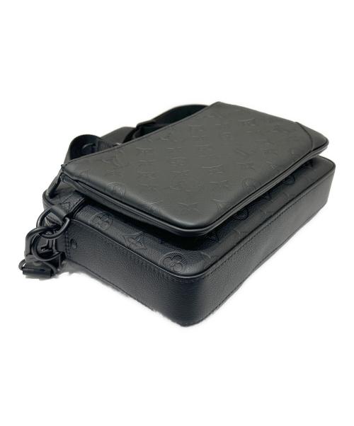 LOUIS VUITTON（ルイ ヴィトン）LOUIS VUITTON (ルイ ヴィトン) トリオ・メッセンジャー/ショルダーバッグ ブラックの古着・服飾アイテム