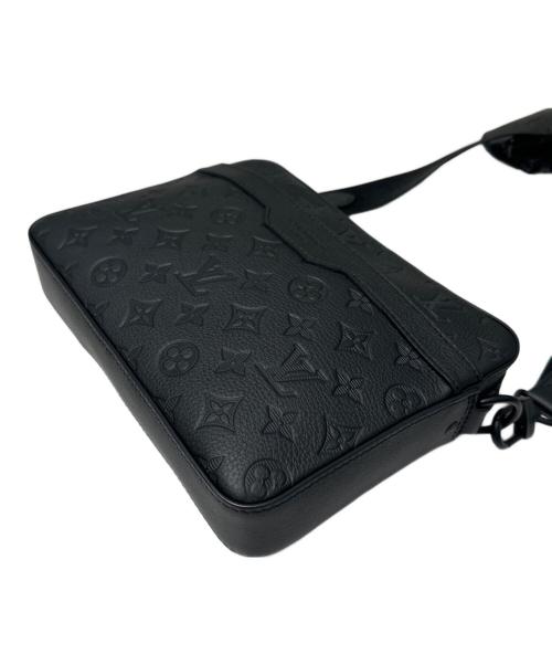 LOUIS VUITTON（ルイ ヴィトン）LOUIS VUITTON (ルイ ヴィトン) トリオ・メッセンジャー/ショルダーバッグ ブラックの古着・服飾アイテム