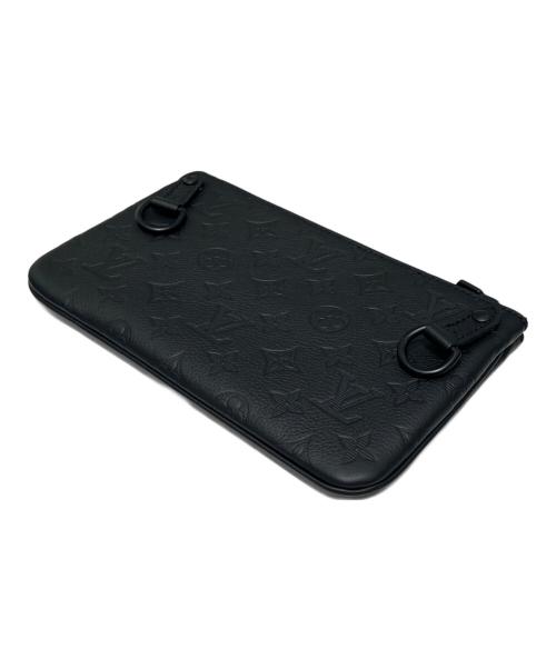 LOUIS VUITTON（ルイ ヴィトン）LOUIS VUITTON (ルイ ヴィトン) トリオ・メッセンジャー/ショルダーバッグ ブラックの古着・服飾アイテム