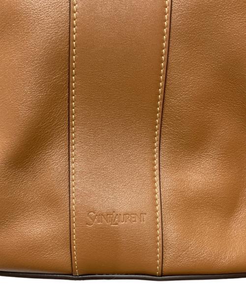 Saint Laurent Paris（サンローランパリ）Saint Laurent Paris (サンローランパリ) Yトートバッグ/レザートートバッグ ブラウン サイズ:-の古着・服飾アイテム