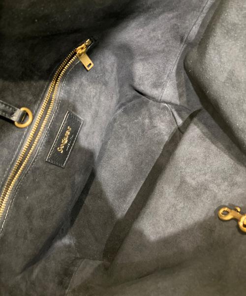 Saint Laurent Paris（サンローランパリ）Saint Laurent Paris (サンローランパリ) Yトートバッグ/レザートートバッグ ブラック サイズ:-の古着・服飾アイテム