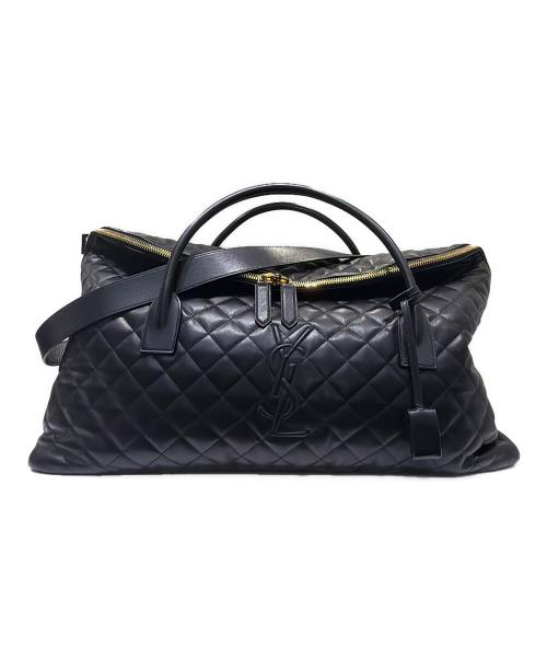 Saint Laurent Paris（サンローランパリ）Saint Laurent Paris (サンローランパリ) カサンドラ キルティングジャイアントトラベルバッグ ブラックの古着・服飾アイテム