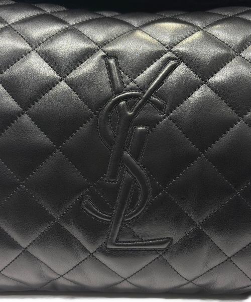 Saint Laurent Paris（サンローランパリ）Saint Laurent Paris (サンローランパリ) カサンドラ キルティングジャイアントトラベルバッグ ブラックの古着・服飾アイテム