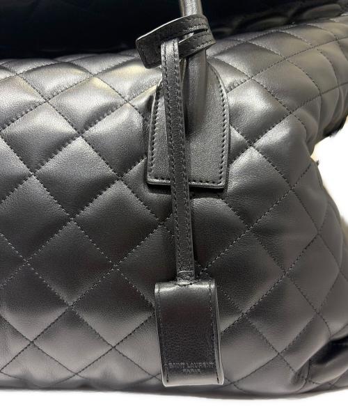 Saint Laurent Paris（サンローランパリ）Saint Laurent Paris (サンローランパリ) カサンドラ キルティングジャイアントトラベルバッグ ブラックの古着・服飾アイテム