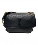 Saint Laurent Parisサンローランパリ）の古着「ニキ ラージバッグ/カサンドラショルダーバッグ」｜ブラック