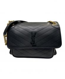 Saint Laurent Paris（サンローランパリ）の古着「ニキ ラージバッグ/カサンドラショルダーバッグ」｜ブラック