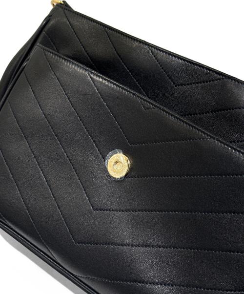 Saint Laurent Paris（サンローランパリ）Saint Laurent Paris (サンローランパリ) ニキ ラージバッグ/カサンドラショルダーバッグ ブラック サイズ:ラージの古着・服飾アイテム