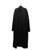 Yohji Yamamoto pour hommeヨウジヤマモト プールオム）の古着「コートシャツ」｜ブラック