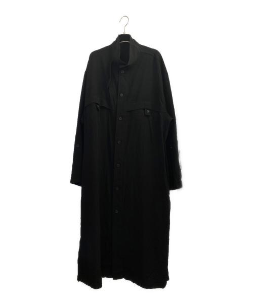 Yohji Yamamoto pour homme（ヨウジヤマモト プールオム）Yohji Yamamoto pour homme (ヨウジヤマモト プールオム) コートシャツ ブラック サイズ:3の古着・服飾アイテム