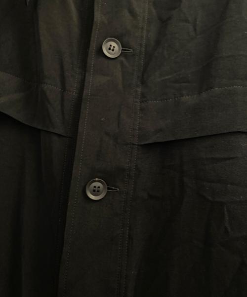 Yohji Yamamoto pour homme（ヨウジヤマモト プールオム）Yohji Yamamoto pour homme (ヨウジヤマモト プールオム) コートシャツ ブラック サイズ:3の古着・服飾アイテム