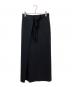 MM6 Maison Margiela（エムエムシックスメゾンマルジェラ）の古着「ラップスカート」｜ブラック