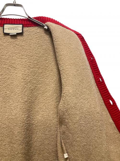 GUCCI（グッチ）GUCCI (グッチ) クルミボタン カシミヤ混ニットジャケット マルチカラー サイズ:44.0の古着・服飾アイテム