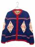 GUCCI（グッチ）の古着「クルミボタン カシミヤ混ニットジャケット」｜マルチカラー