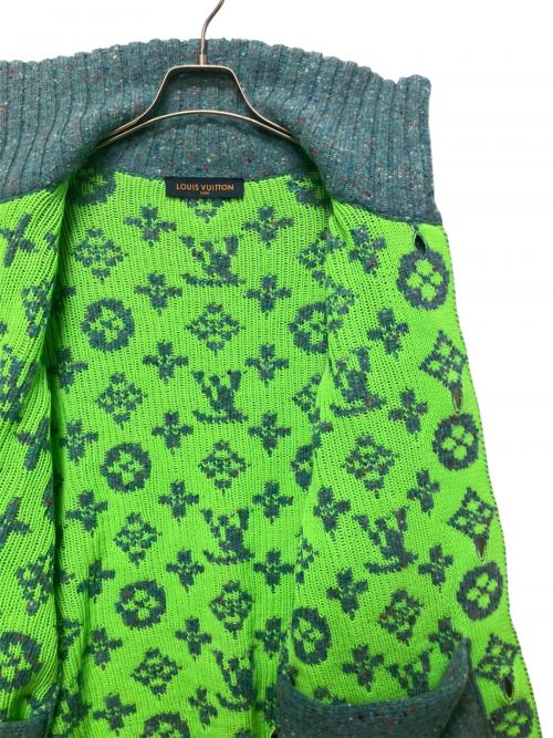 LOUIS VUITTON（ルイ ヴィトン）LOUIS VUITTON (ルイ ヴィトン) 22SS モノグラムニット ブルー×グリーン サイズ:XLの古着・服飾アイテム