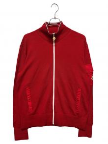 MONCLER（モンクレール）の古着「ドライバーズニット/CARDIGAN TRICOT」｜レッド