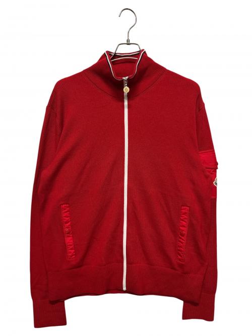 MONCLER（モンクレール）MONCLER (モンクレール) ドライバーズニット/CARDIGAN TRICOT レッド サイズ:XLの古着・服飾アイテム