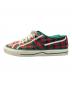 GUCCI (グッチ) テニス1977 ローカットスニーカー レッド×グリーン サイズ:81/2：45000円