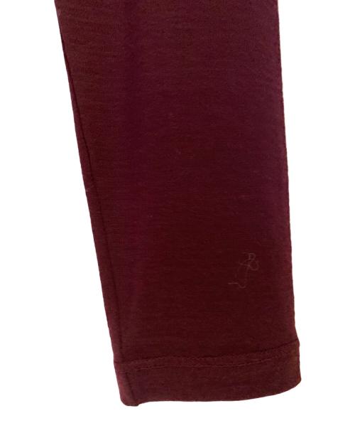 JIL SANDER（ジルサンダー）JIL SANDER (ジルサンダー) Vネックニット ボルドー サイズ:50の古着・服飾アイテム