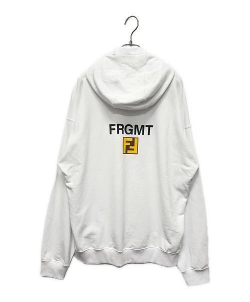 FENDI（フェンディ）FENDI (フェンディ) コラボパーカー ホワイト サイズ:XLの古着・服飾アイテム
