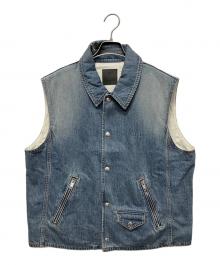 GIVENCHY（ジバンシィ）の古着「Denim Sleeveless Jacket」｜インディゴ