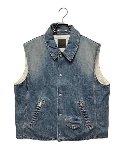 GIVENCHY（ジバンシィ）GIVENCHY (ジバンシィ) Denim Sleeveless Jacket インディゴ サイズ:XLの古着・服飾アイテム