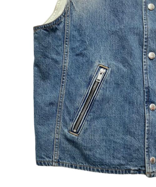 GIVENCHY（ジバンシィ）GIVENCHY (ジバンシィ) Denim Sleeveless Jacket インディゴ サイズ:XLの古着・服飾アイテム