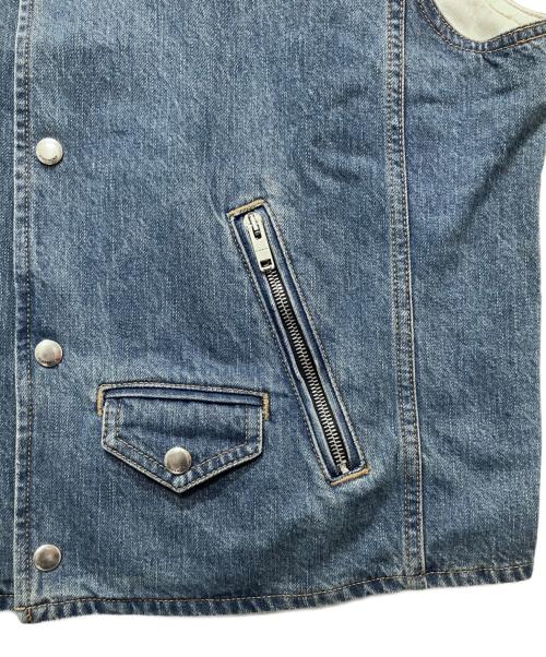 GIVENCHY（ジバンシィ）GIVENCHY (ジバンシィ) Denim Sleeveless Jacket インディゴ サイズ:XLの古着・服飾アイテム
