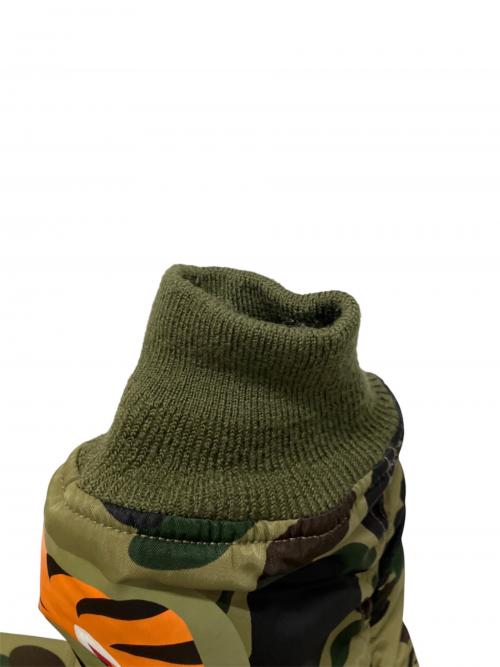 A BATHING APE（アベイシングエイプ）A BATHING APE (アベイシングエイプ) PORTER (ポーター) BAPE×PORTER 1ST CAMO SHARK MA-1 カーキ サイズ:XXLの古着・服飾アイテム