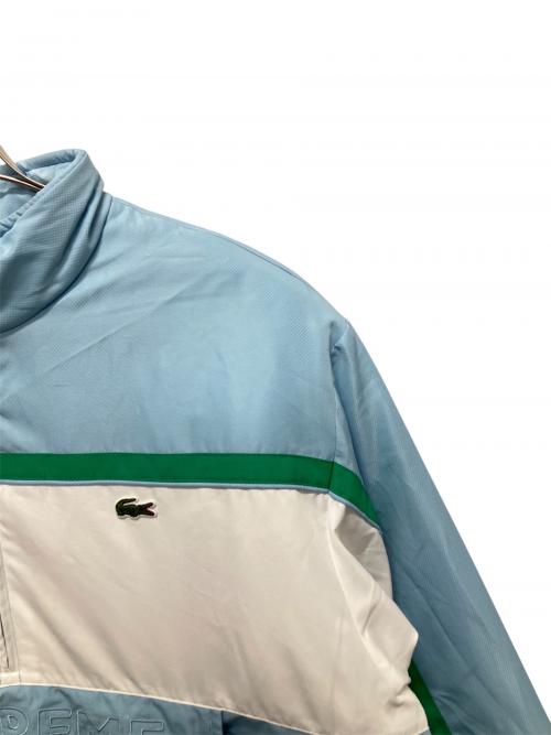 SUPREME（シュプリーム）SUPREME (シュプリーム) LACOSTE (ラコステ) プルオーバーシャツ ホワイト×スカイブルー サイズ:Lの古着・服飾アイテム
