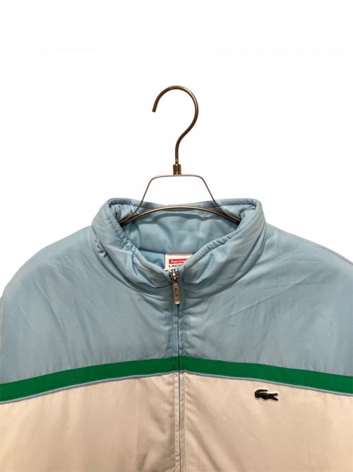 SUPREME（シュプリーム）SUPREME (シュプリーム) LACOSTE (ラコステ) プルオーバーシャツ ホワイト×スカイブルー サイズ:Lの古着・服飾アイテム