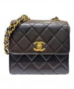 CHANELシャネル）の古着「ミニマトラッセ ショルダーバッグ」｜ブラック