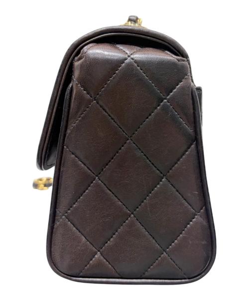 CHANEL（シャネル）CHANEL (シャネル) ミニマトラッセ ショルダーバッグ ブラック サイズ:ミニの古着・服飾アイテム