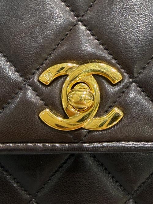 CHANEL（シャネル）CHANEL (シャネル) ミニマトラッセ ショルダーバッグ ブラック サイズ:ミニの古着・服飾アイテム