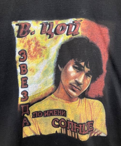 VETEMENTS（ヴェトモン）VETEMENTS (ヴェトモン) 19SS ロシアンアイドル Tシャツ ブラック サイズ:XSの古着・服飾アイテム